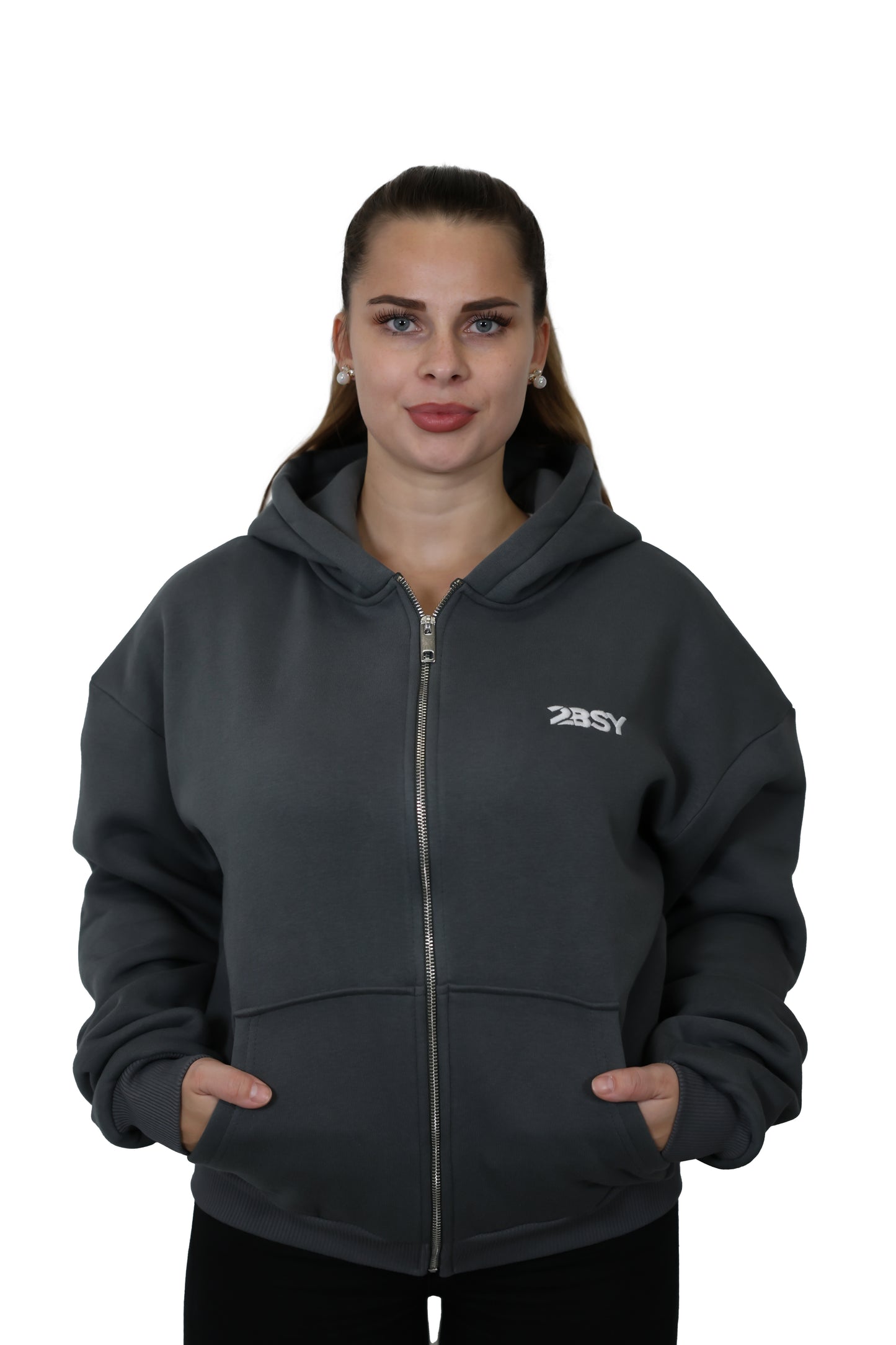BASIC ZIPPER | DARK GREY