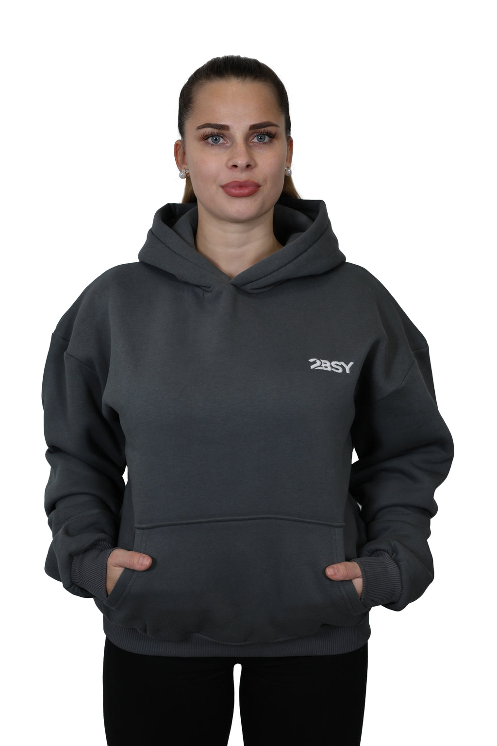 BASIC HOODIE DARK GREY 2BSY Clothing basic-hoodie-dark-grey-2bsy-clothing